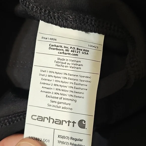 Carhartt Black Leggings with Durable Fabric and Utility Style - Picture 9 of 12